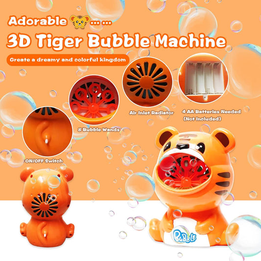 Tiger Bubble Machine  [free Delivery]